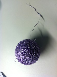 Sparkle Ball with loose tinsel
