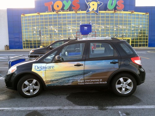 Carvertise Delaware Car Wrap