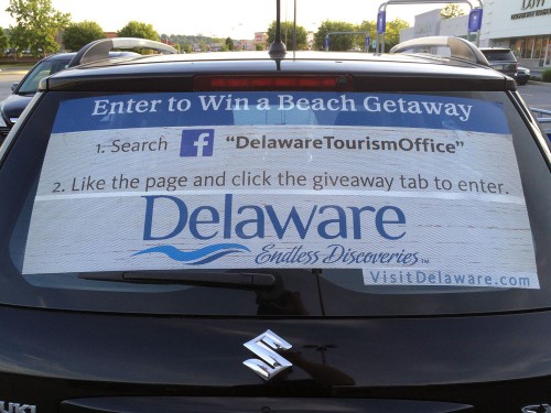 Carvertise Delaware Car Wrap