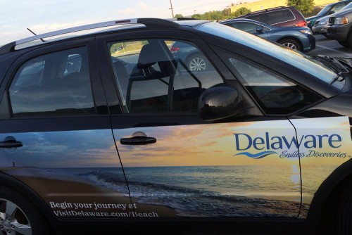 Carvertise Delaware Car Wrap