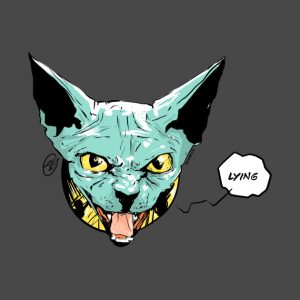 Lying Cat T-Shirt